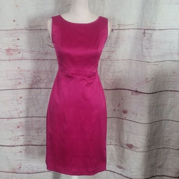 Banana Republic Fuchsia Cocktail Dress Size 0 NWT - Picture 1 of 6